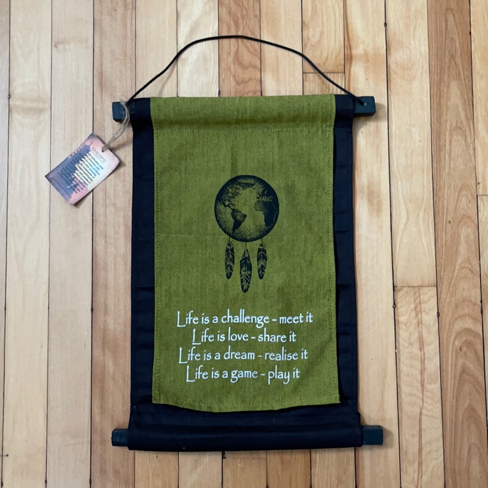 Inspirational wall hanging